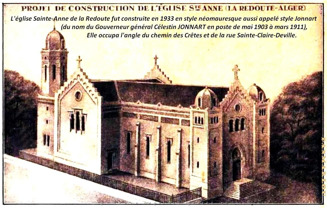 Alger - Redoute - Eglise Sainte-Anne - 1933.jpg